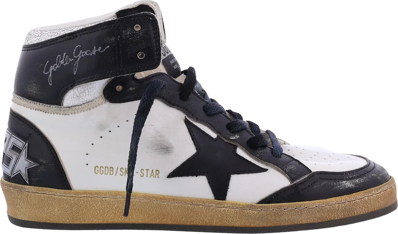 Golden Goose Sky-Star White Black Ice (US 6)